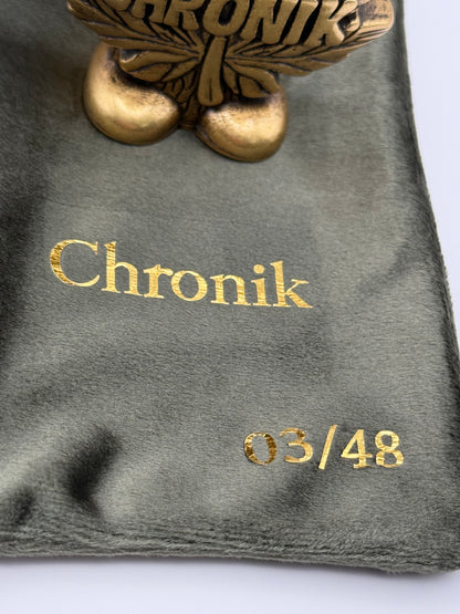 CHRONIK™ Gold Lighter Holder — Limited Collector’s Edition