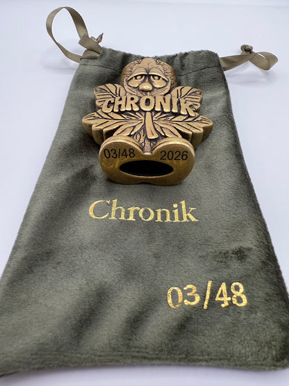CHRONIK™ Gold Lighter Holder — Limited Collector’s Edition